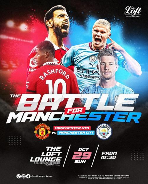 The battle of Manchester-Manchester United vs Manchester City